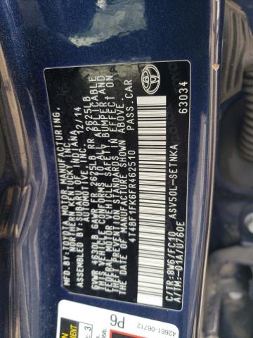 4T4BF1FK6FR462510 2015 TOYOTA CAMRY - Image 12