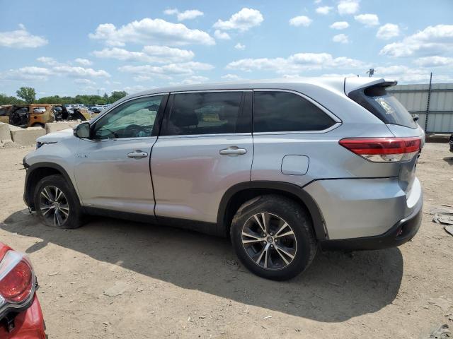 TOYOTA HIGHLANDER 2019 gray  hybrid engine 5TDBGRFH4KS078173 photo #3