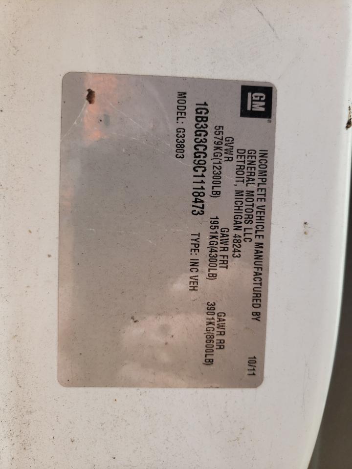 1GB3G3CG9C1118473 2012 Chevrolet Express G3500