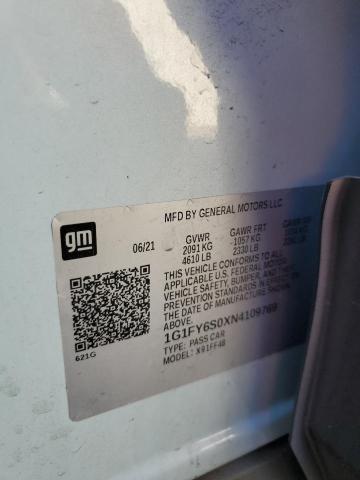 2022 CHEVROLET BOLT EUV L - 1G1FY6S0XN4109769