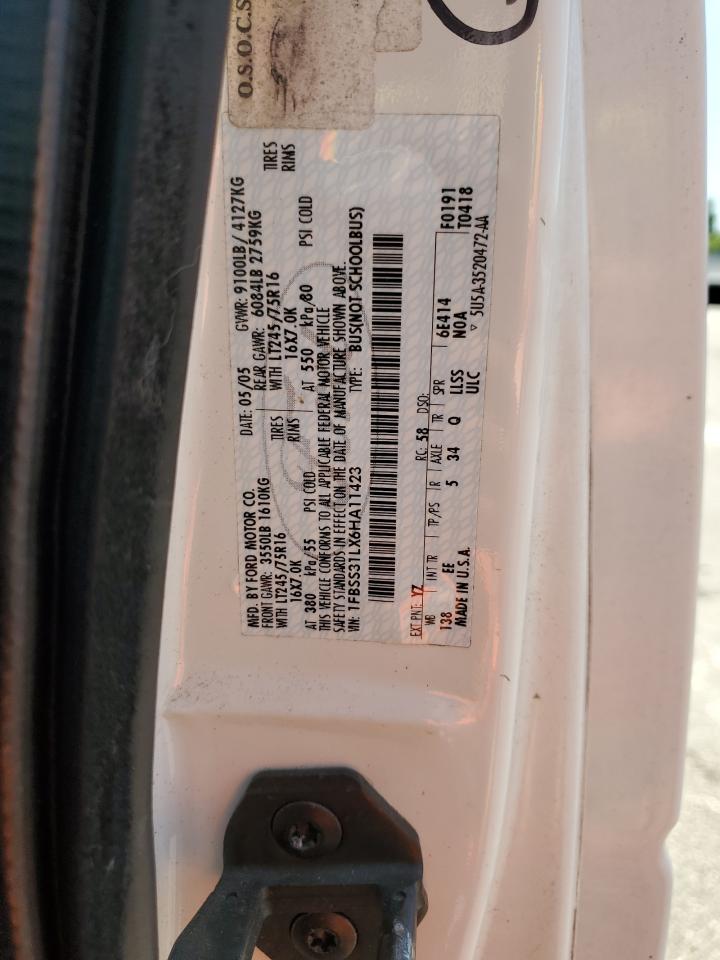 1FBSS31LX6HA11423 2006 Ford Econoline E350 Super Duty Wagon