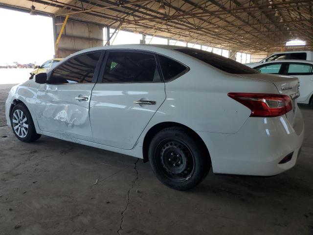 NISSAN SENTRA S 2018 white  gas 3N1AB7AP7JY331056 photo #3