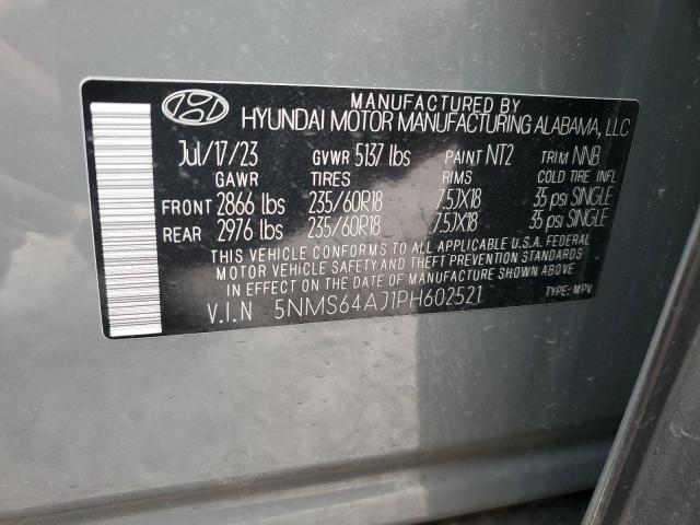 2023 HYUNDAI SANTA FE X - 5NMS64AJ1PH602521
