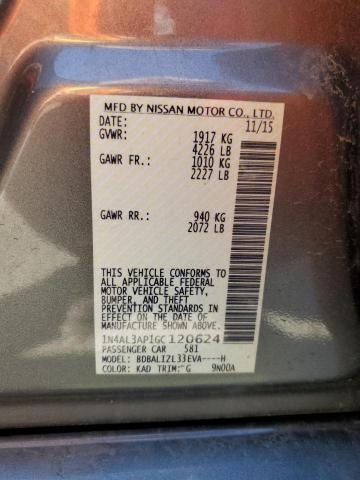 2016 NISSAN ALTIMA 2.5 - 1N4AL3AP1GC120624