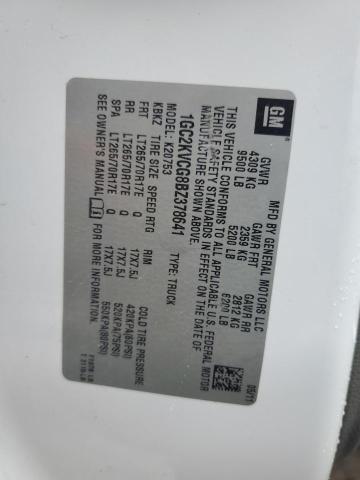 2011 Chevrolet Silverado K2500 Heavy Duty VIN: 1GC2KVCG8BZ378641 Lot: 62109044