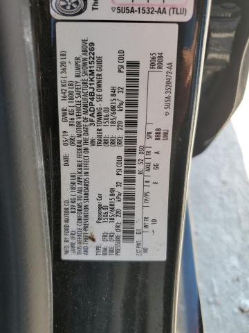 2019 FORD FIESTA SE - 3FADP4BJ1KM152269