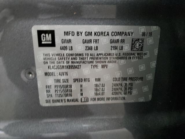 VIN KL4CJGSM1KB959427 2019 Buick Encore, Essence no.14