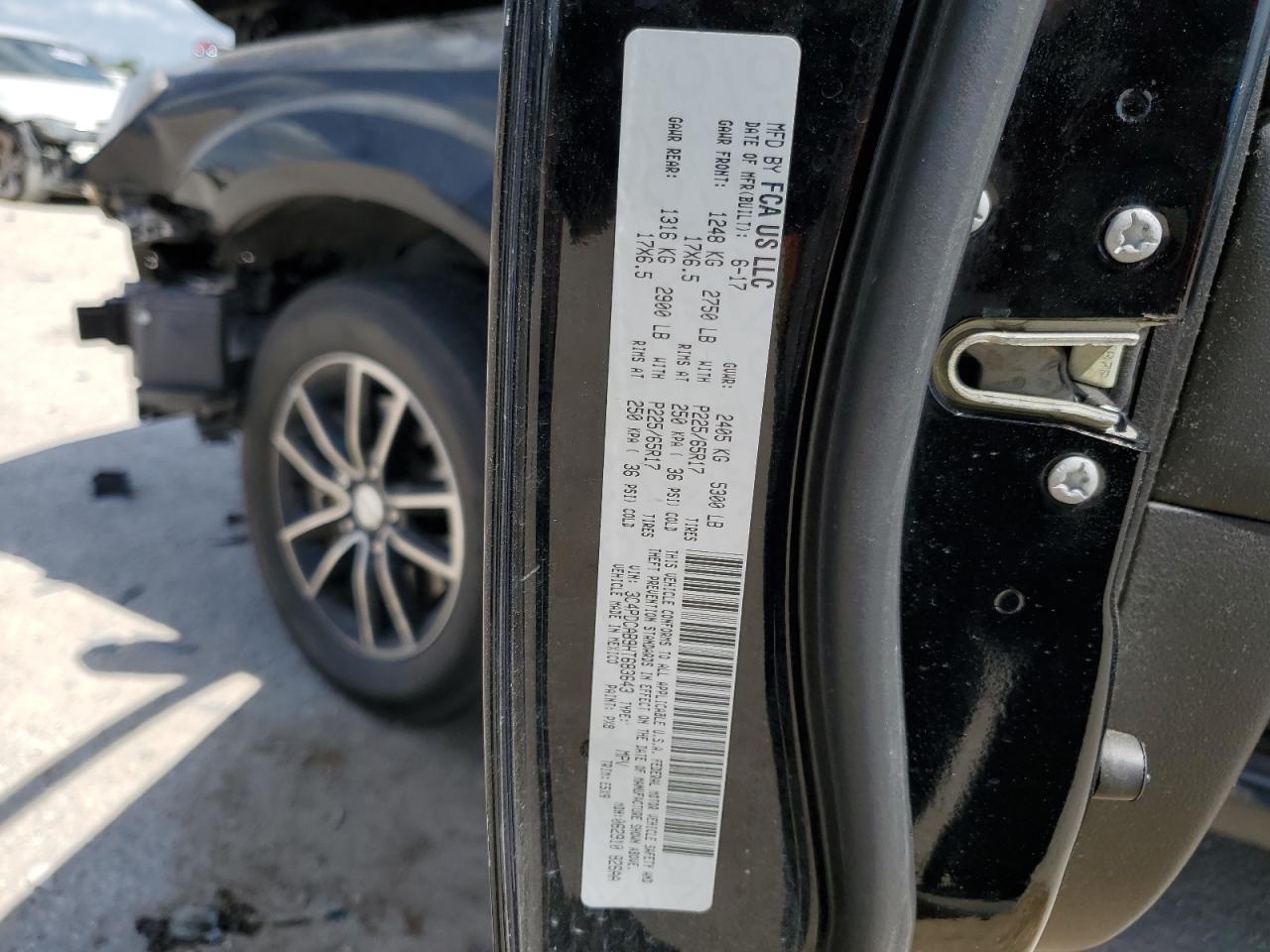 3C4PDCAB9HT683643 2017 Dodge Journey Se