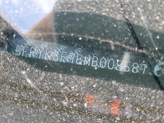 2021 HONDA RIDGELINE - 5FPYK3F76MB008587