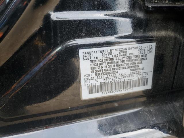 2022 NISSAN SENTRA SV - 3N1AB8CV2NY314754