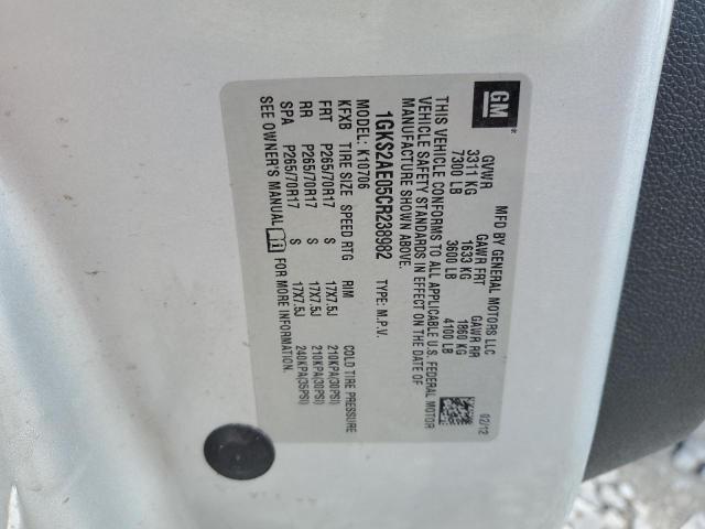 2012 GMC Yukon Sle VIN: 1GKS2AE05CR238982 Lot: 61853584