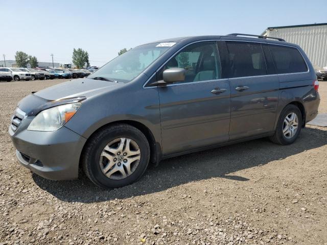 HONDA ODYSSEY EX 2007 gray sports v gas 5FNRL38717B509544 photo #1