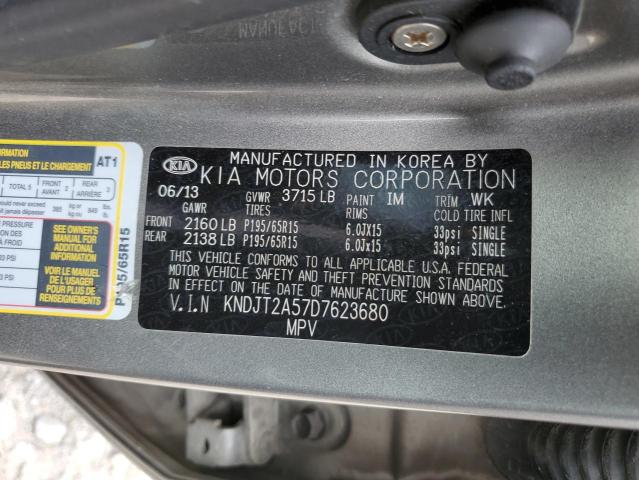 VIN KNDJT2A57D7623680 2013 KIA Soul no.12