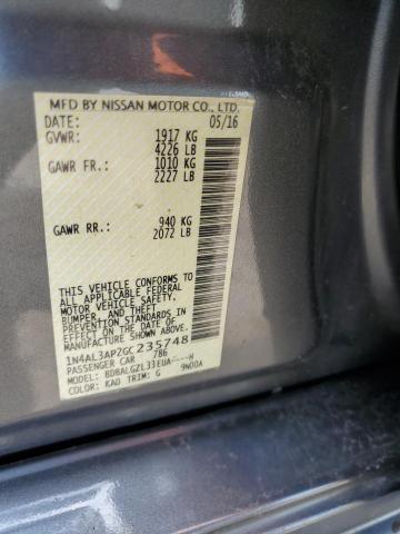 2016 NISSAN ALTIMA 2.5 - 1N4AL3AP2GC235748