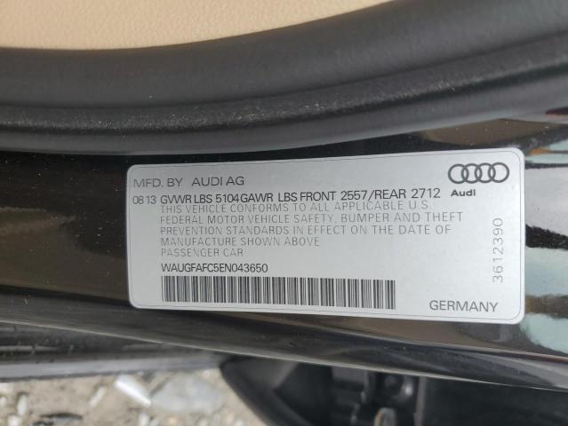 VIN WAUGFAFC5EN043650 2014 Audi A6, Premium Plus no.12