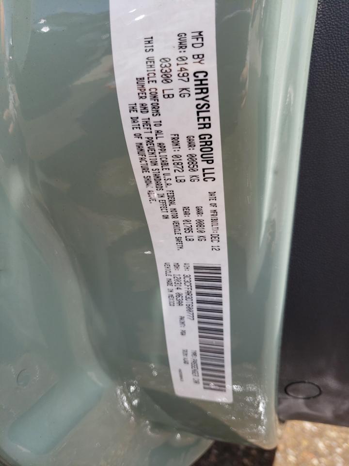 3C3CFFAR3DT600777 2013 Fiat 500 Pop