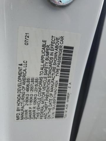 2021 ACURA TLX TECH A - 19UUB5F51MA014924
