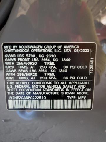 1V2HE2CA8PC222510 2023 Volkswagen Atlas Cross Sport Se