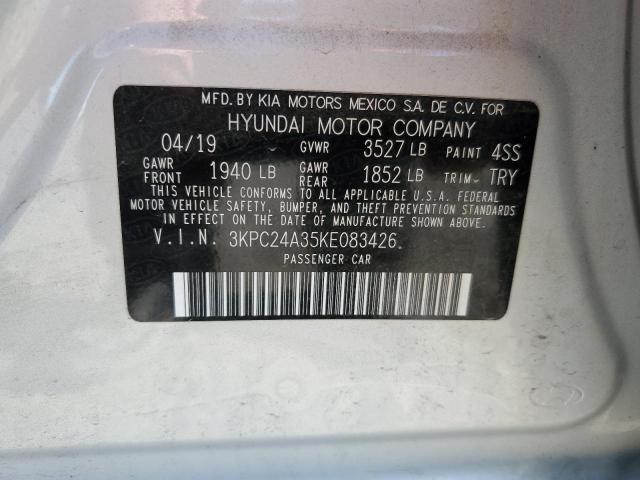 3KPC24A35KE083426 2019 HYUNDAI ACCENT - Image 12