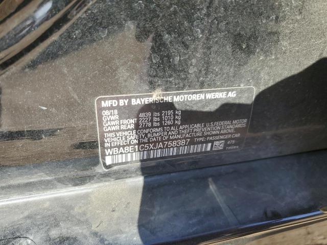 2018 BMW 330E - WBA8E1C5XJA758387