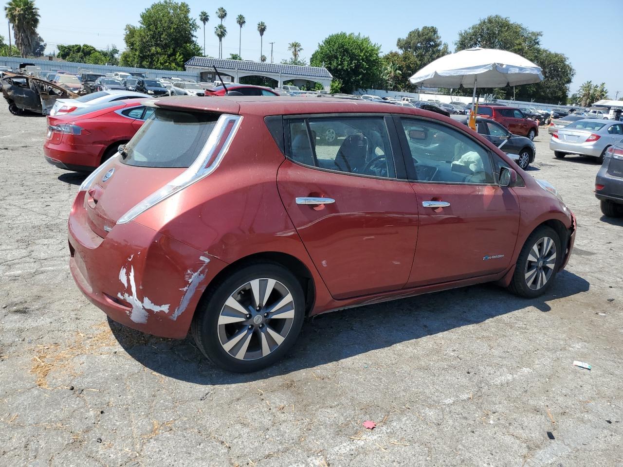 Lot #2852653854 2015 NISSAN LEAF S