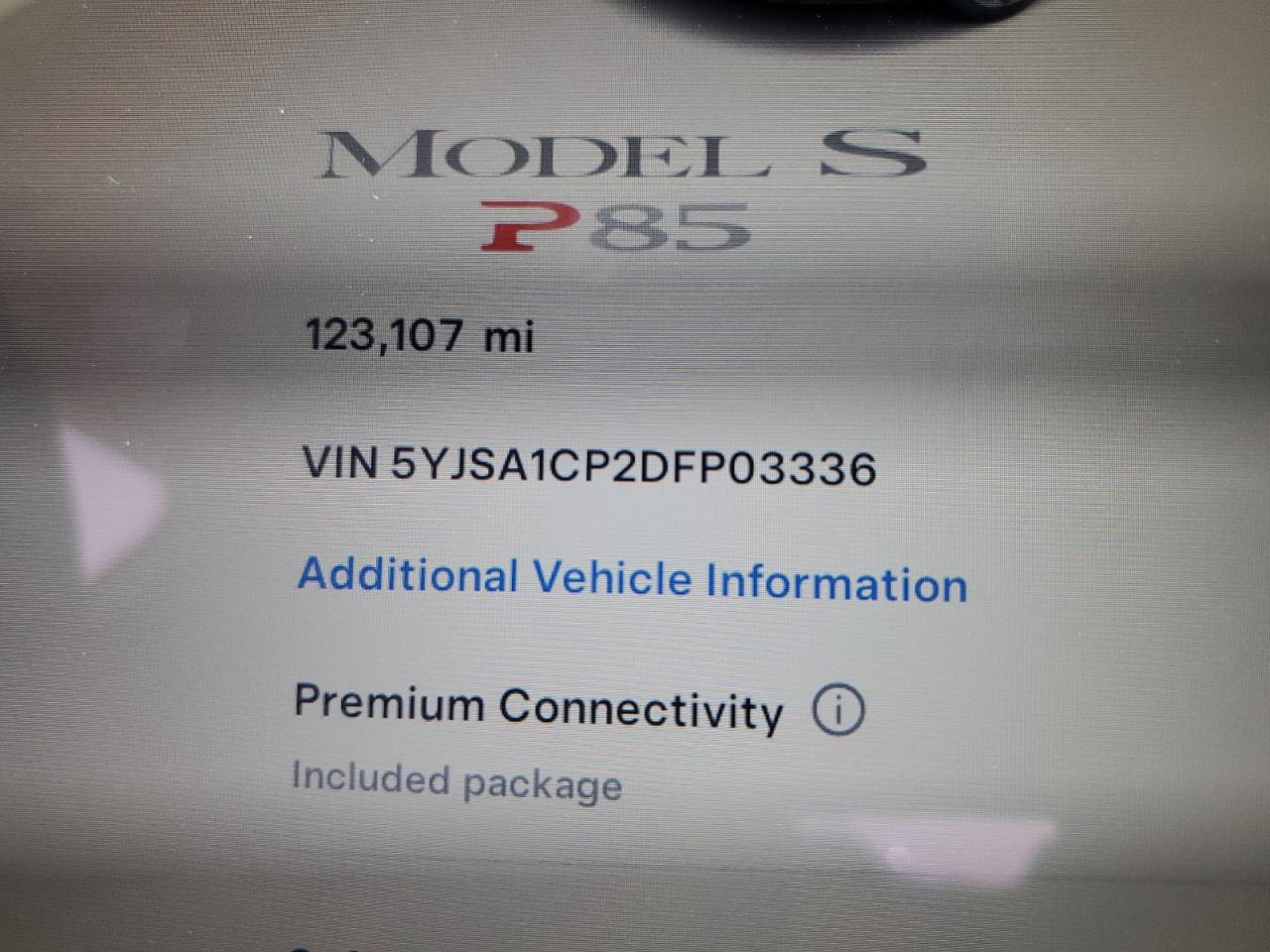 5YJSA1CP2DFP03336 2013 Tesla Model S