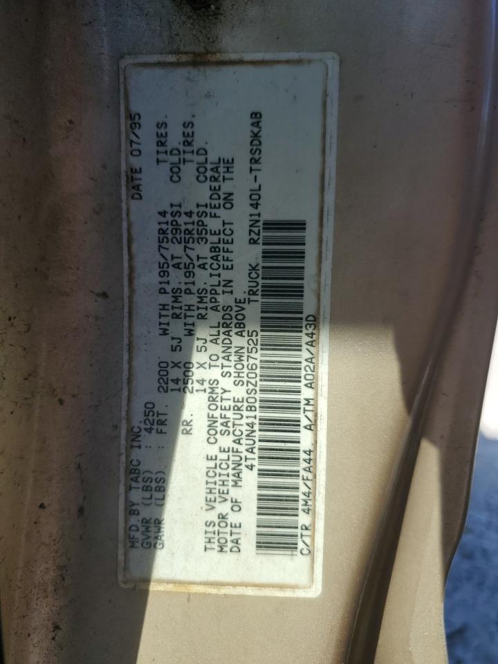 4TAUN41B0SZ067525 1995 Toyota Tacoma