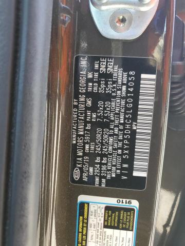 2020 Kia Telluride Sx VIN: 5XYP5DHC5LG014058 Lot: 62627284