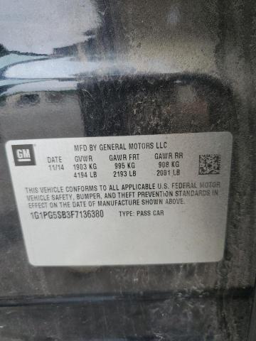 2015 CHEVROLET CRUZE LTZ - 1G1PG5SB3F7136380