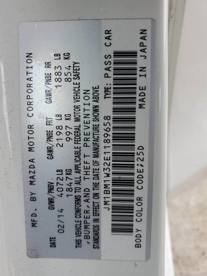 JM1BM1W32E1189658 2014 Mazda 3 Grand Touring