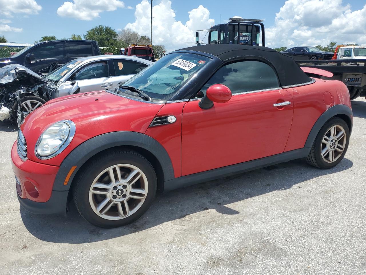 2013 Mini Cooper Roadster vin: WMWSY1C57DT429426