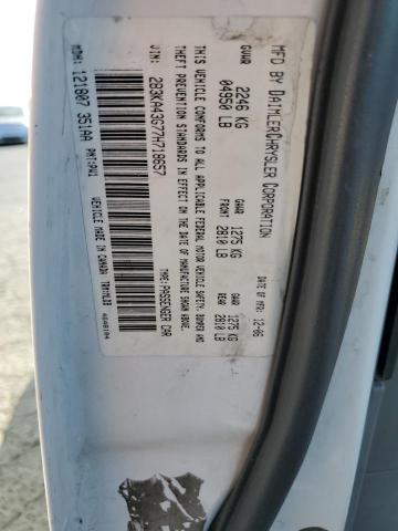 2007 Dodge Charger Se VIN: 2B3KA43G77H718657 Lot: 62943434