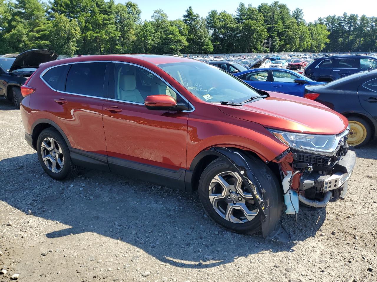 Lot #2857799109 2018 HONDA CR-V EX