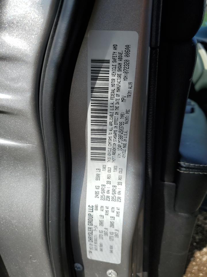 1C4PJMDB8FW503795 2015 Jeep Cherokee Limited