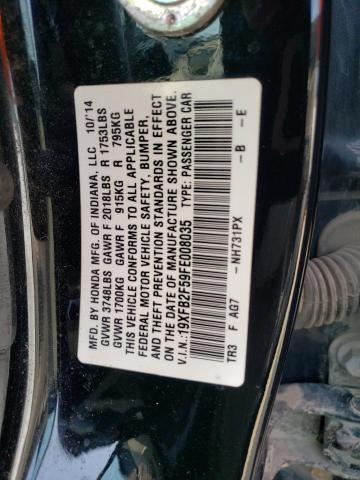 VIN 19XFB2F59FE008035 2015 Honda Civic, LX no.12