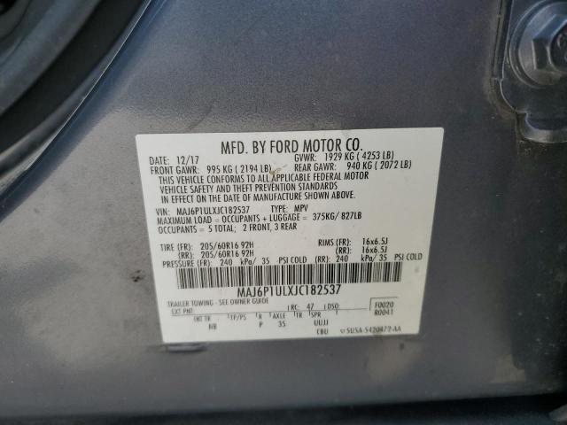 2018 FORD ECOSPORT S - MAJ6P1ULXJC182537