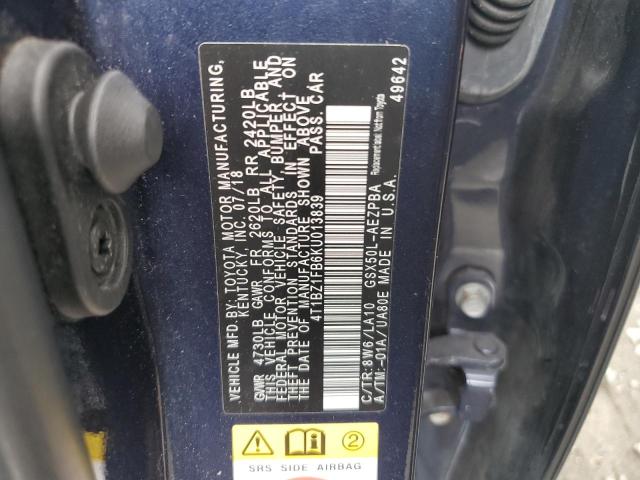 2019 TOYOTA AVALON XLE - 4T1BZ1FB6KU013839