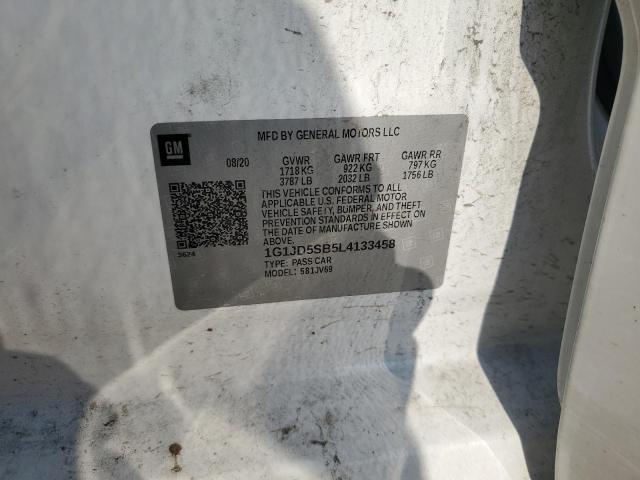 2020 CHEVROLET SONIC LT - 1G1JD5SB5L4133458