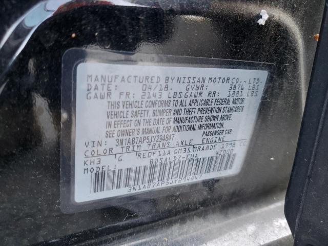 2018 NISSAN SENTRA S - 3N1AB7AP5JY294847