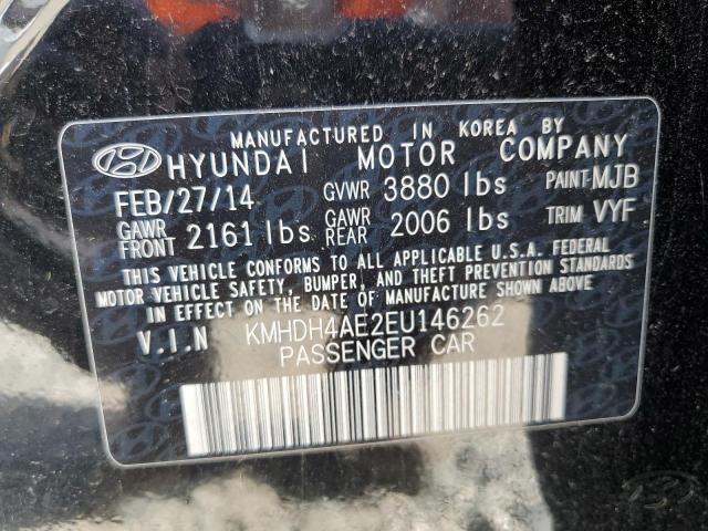 2014 Hyundai Elantra Se VIN: KMHDH4AE2EU146262 Lot: 61692194