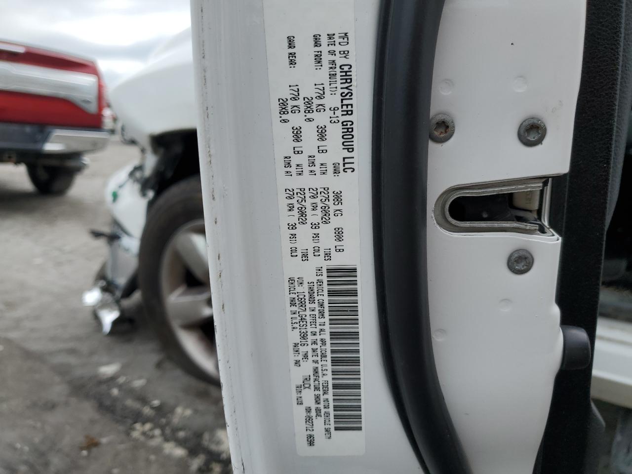 1C6RR7LG4ES139016 2014 Ram 1500 Slt