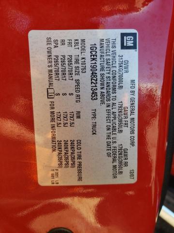 2008 Chevrolet Silverado K1500 VIN: 1GCEK19048Z213453 Lot: 60871194