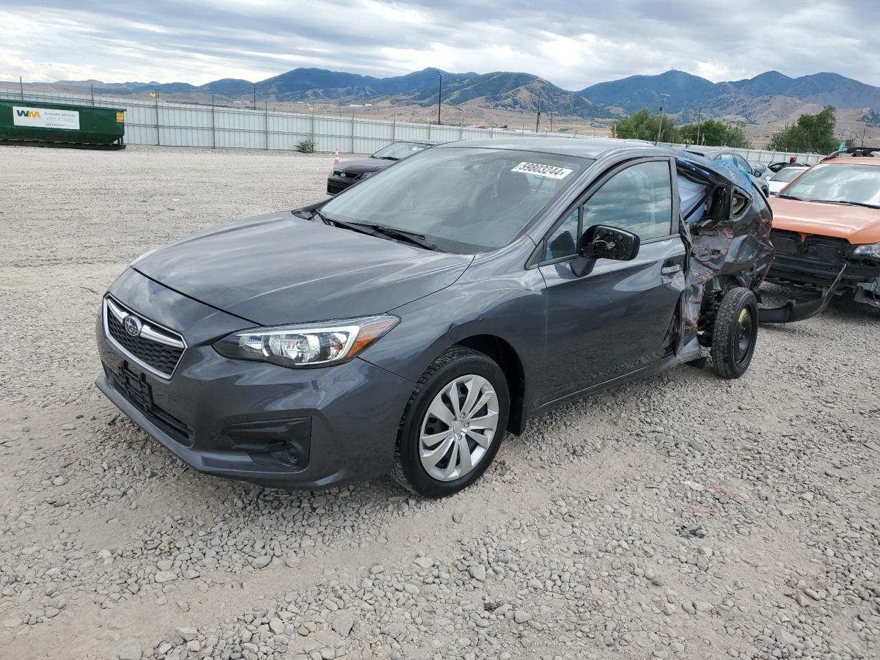 2019 Subaru Impreza vin: 4S3GTAB67K3738800