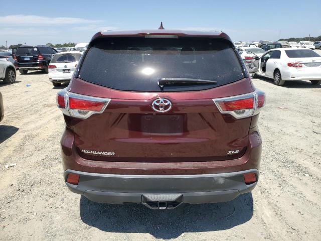 VIN 5TDKKRFH7FS057726 2015 Toyota Highlander, Xle no.6