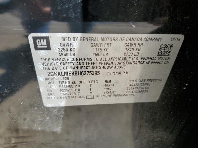 2017 GMC TERRAIN SL - 2GKALMEK8H6275295