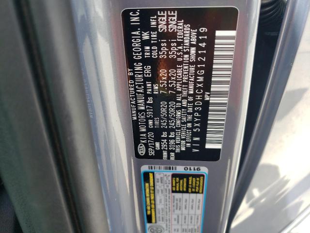 2021 KIA TELLURIDE - 5XYP3DHCXMG121419