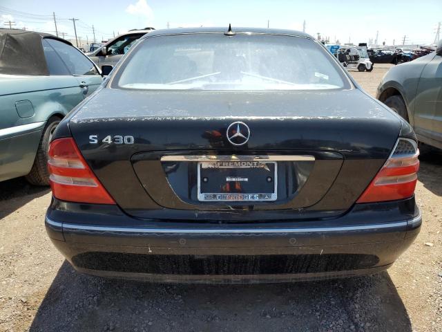 2001 Mercedes-Benz S 430 VIN: WDBNG70J31A173296 Lot: 64818033