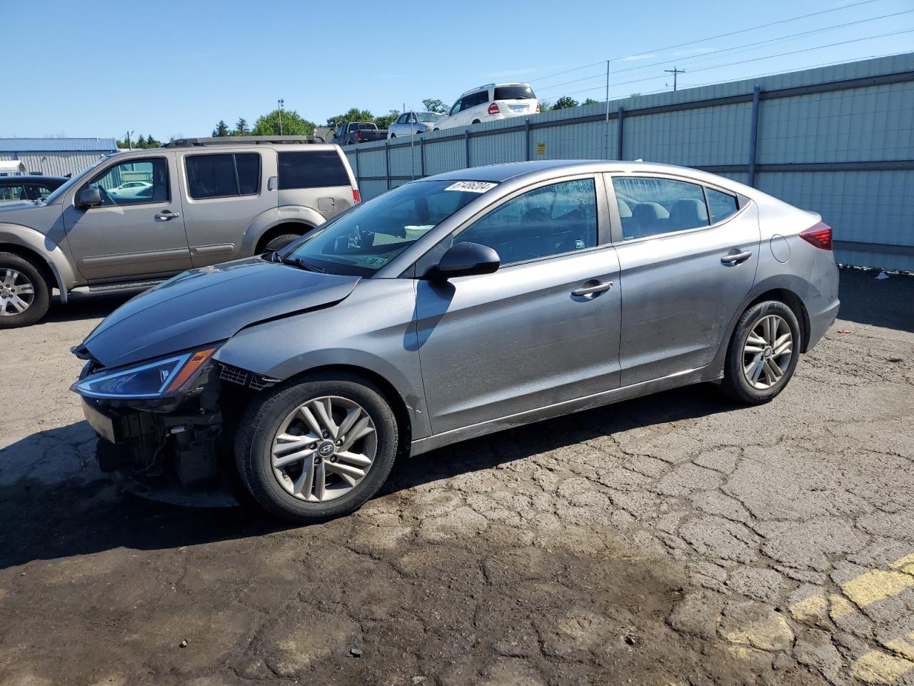 2019 Hyundai Elantra Sel vin: 5NPD84LF2KH429356