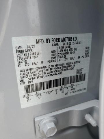 2022 FORD MUSTANG MA - 3FMTK2SU3NMA04756