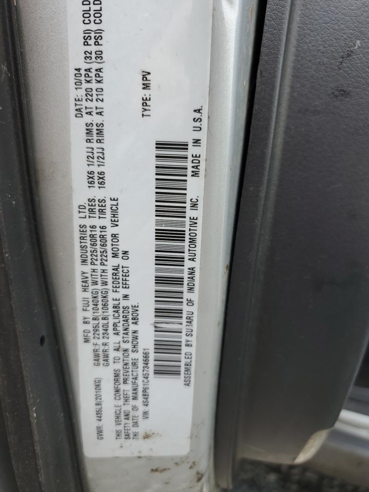 4S4BP61C457346661 2005 Subaru Legacy Outback 2.5I